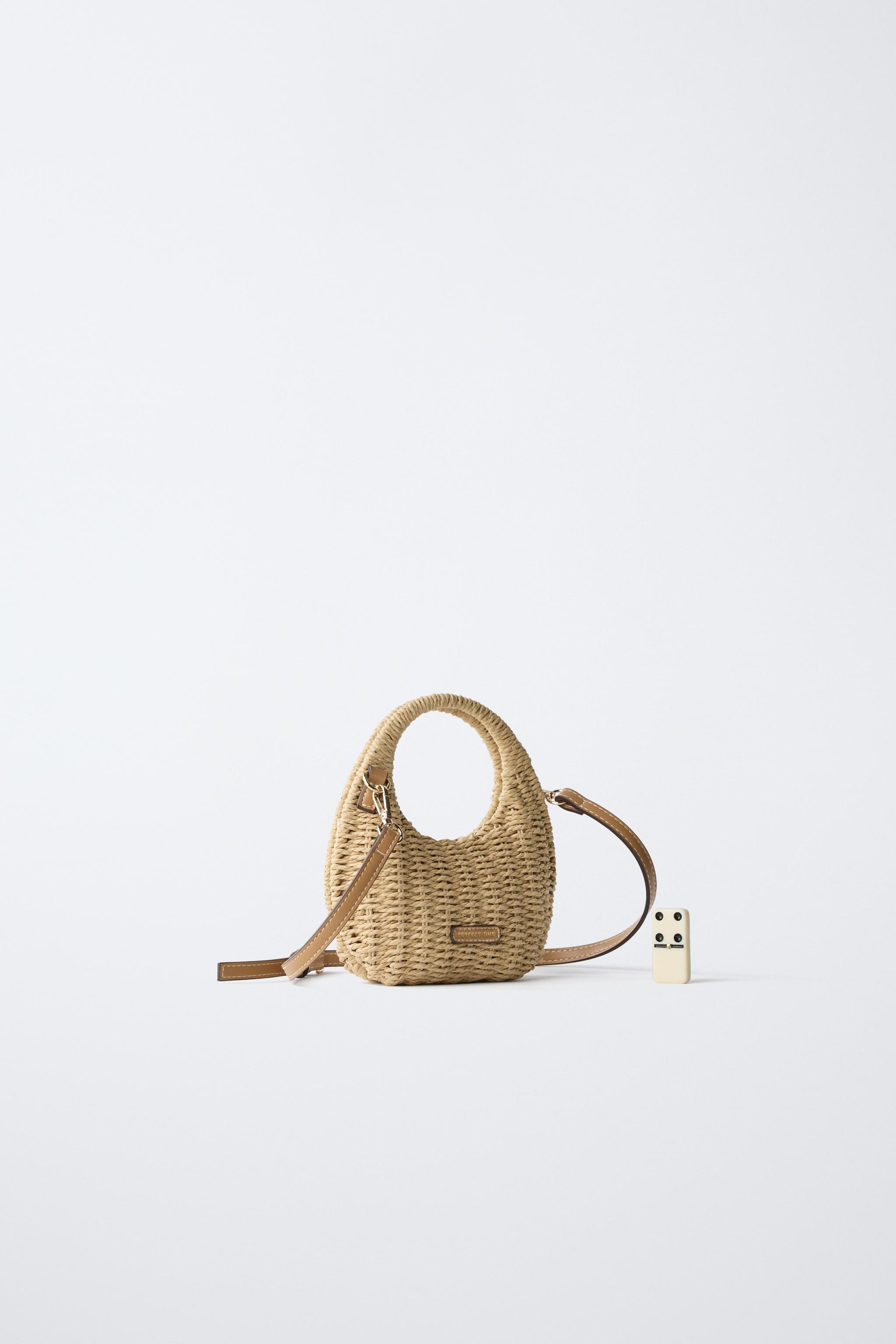 SAC BANDOULIÈRE EFFET RAPHIA